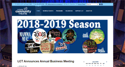 Desktop Screenshot of lacrossecommunitytheatre.org